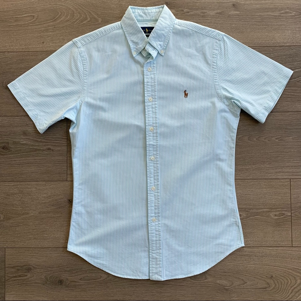 Ralph Lauren Men’s Pinstripe Short Sleeve Shirt
